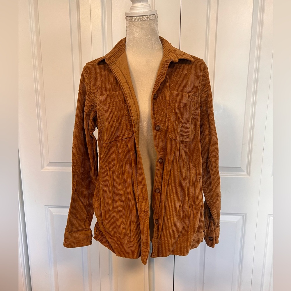 L.L. Bean Tan Corduroy Shirt